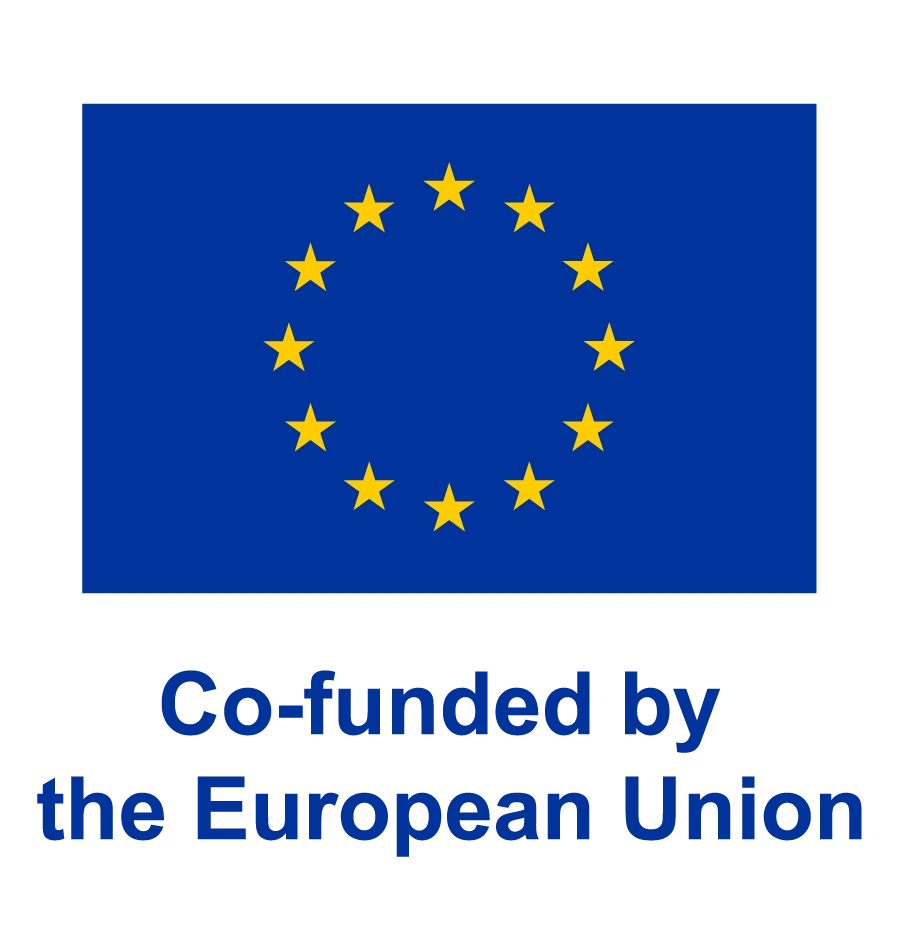 EU flag with the text Co-funded by the European Union